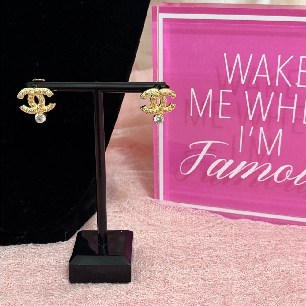 Gold Designer Earrings